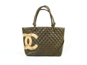 CHANEL  Cambon Tote Exotic Python